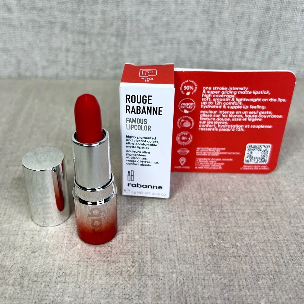 ❤️ Rabanne Famous Lipcolor Matte Lipstick mini